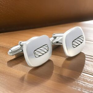 David Yurman Authentic Estate Cufflinks Silver DY494